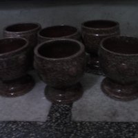 керамични чаши-битова керамика-гледжосани-нови