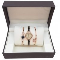 Стилен дамски часовник + 2бр. красиви гривни - Модел ТМ-256, снимка 1 - Дамски - 27765630
