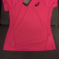 Розова тениска Asics спорт тенис, снимка 4 - Тениски - 27819513