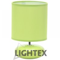 Настолна Лампа Е14 Зелена Lightex, снимка 1 - Настолни лампи - 43543053