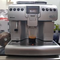 Кафемашина Saeco Royal One Touch Cappuccino с БГ Меню. Отлична !, снимка 3 - Кафемашини - 35268760