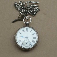 Сребърен джобен часовник 925, снимка 1 - Антикварни и старинни предмети - 28305999