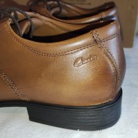 Мъжки официални обувки от естестствена кожа CLARKS №47, снимка 6 - Официални обувки - 44060025