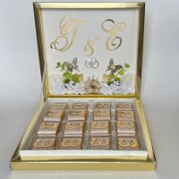 Луксозна кутия с персонализирани мини шоколадчета, снимка 15 - Кетъринг - 28263229