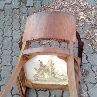 Страхотен дървен стол , снимка 5 - Антикварни и старинни предмети - 38900615