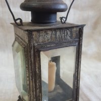 Красив старинен фенер , снимка 1 - Антикварни и старинни предмети - 26341771