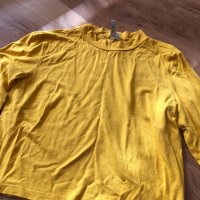 Блуза патешко жълто, снимка 5 - Блузи с дълъг ръкав и пуловери - 40459258