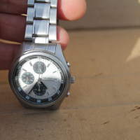 Часовник "Seiko"хронограф кварц Панда циферблат, снимка 2 - Мъжки - 44843853