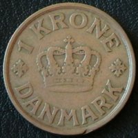 1 крона 1925, Дания, снимка 1 - Нумизматика и бонистика - 28377330