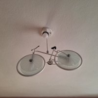 Висяща лампа колело , снимка 5 - Лампи за таван - 44080401