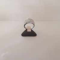 Златен пръстен бяло злато , снимка 2 - Пръстени - 43683623