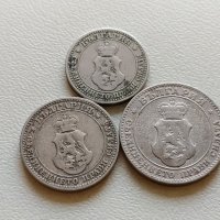 лот монети 1906 България - 3 броя, снимка 2 - Нумизматика и бонистика - 43870864