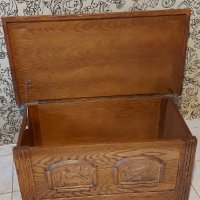 Дървен скрин, снимка 5 - Антикварни и старинни предмети - 39718846