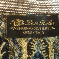 Луксозен италиански шал кашмир и коприна , снимка 2 - Шалове - 27473756