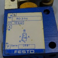 Пневматични крайни изключватели Festo RO-3-1/4, Festo GG-1/4, RS-3-1/8 , снимка 3 - Резервни части за машини - 32250316