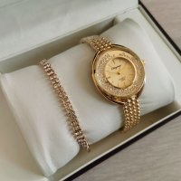 Подаръчен комплект - часовник + гривна , снимка 3 - Дамски - 40551681