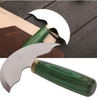 стоманен нож за кожа, полумесец 120 мм, снимка 5 - Други инструменти - 43101408