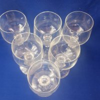 Ракиени чашки, стъклени от едно време, столче, 6 бр, снимка 5 - Чаши - 42988617