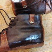 UGG -Australia.Ест.Кожа.Овча Вълна.Оргинал.Уникат-44-45н., снимка 4 - Спортно елегантни обувки - 43973811