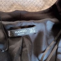 Черно елегантно сако марка MANGO, снимка 5 - Сака - 40446314