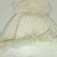 Комлект в екрю, шал и шапка – one size, снимка 12 - Шапки, шалове и ръкавици - 35533086
