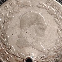 Сребърна монета 20 кройцера 1802г. Франц втори Будапеща Свещена Римска Империя 13638, снимка 2 - Нумизматика и бонистика - 42944300