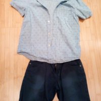 Риза и къси панталони, снимка 2 - Детски комплекти - 28895982