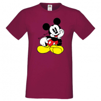 Мъжка тениска Mickey Mouse 1 Подарък,Изненада,Рожден ден, снимка 3 - Тениски - 36576212