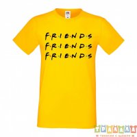 Мъжка тениска Приятели Friends Logo 3, снимка 4 - Тениски - 33135018