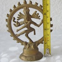 Индия божество метал бронз фигура пластика статуетка, снимка 5 - Антикварни и старинни предмети - 28965602