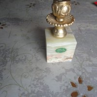 Страхотен италиански свещник бронз и оникс , снимка 3 - Декорация за дома - 42984956