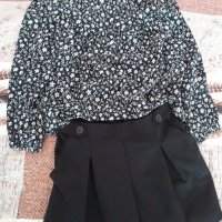 Риза и пола-панталон-Zara, снимка 2 - Детски комплекти - 26535122
