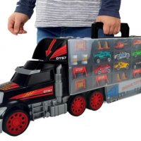 Камион Dickie Toys с дръжка за пренасяне с включени превозни средства, снимка 5 - Коли, камиони, мотори, писти - 32356727