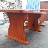 дървена маса и пейка, снимка 8 - Маси - 26071569