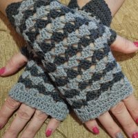 Памучни дамски ръкавици, снимка 6 - Ръкавици - 43102794