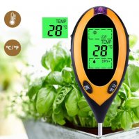 Уред за измерване на влажност, температура, светлина и PH на почвата, снимка 7 - Градинска техника - 39537934