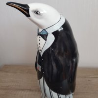 Стар голям порцеланов пингвин, снимка 5 - Антикварни и старинни предмети - 33343108