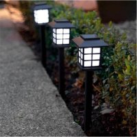 Комплект от 6 броя соларни LED лампи за двор и градина, снимка 5 - Соларни лампи - 43987506