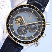 Мъжки часовник Omega Speedmaster Moonwatch с кварцов механизъм, снимка 1 - Мъжки - 36570260