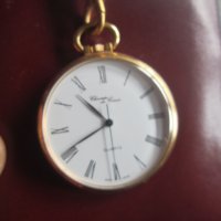 Уникален позлатен швейцарски джобен часовник , снимка 1 - Джобни - 28341324