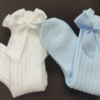 Бебешки чорапи с панделка , снимка 3 - Бебешки чорапи - 44097847