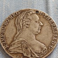 Сребърна монета 1 талер 1780г. Ранен Рестрайк Мария Терезия 13799, снимка 4 - Нумизматика и бонистика - 42930225