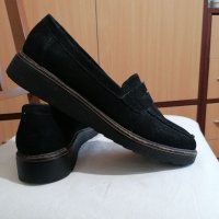 Дамски черни обувки леки подшити платформа, снимка 5 - Дамски ежедневни обувки - 40681693