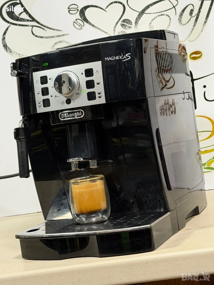 Кафемашина кафе автомат delonghi magnifica S с гаранция, снимка 1