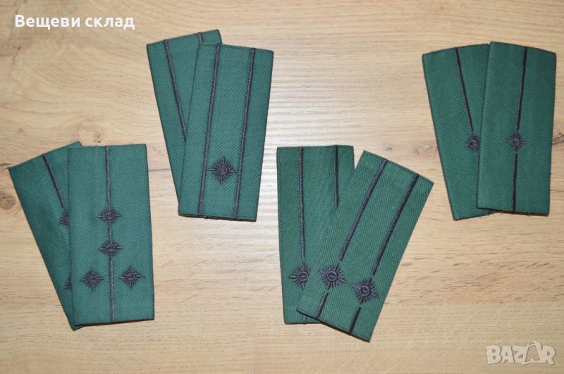 чифт офицерски тунелни пагони за камуфлаж СВ, снимка 1