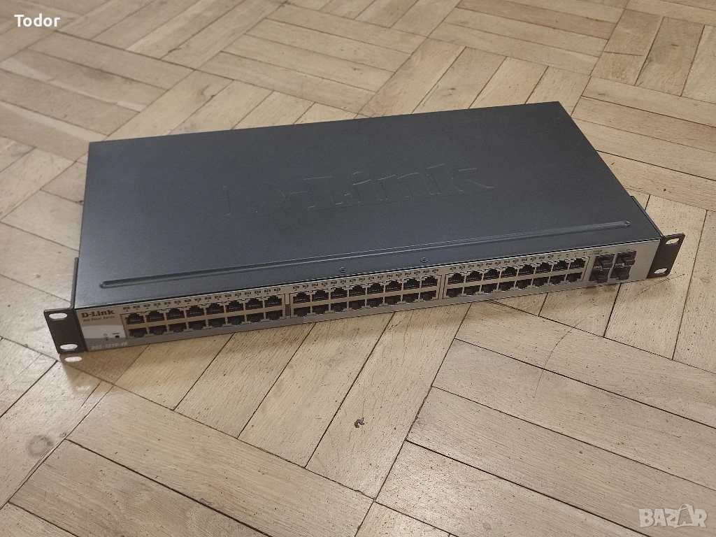 Суич D-Link DGS-1210-48, 1000Mbps, 44-Port, 4 Combo SFP, комутатор, снимка 1