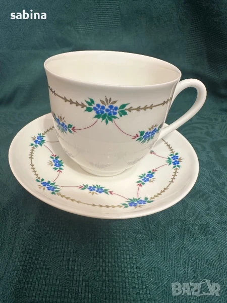 Руски порцелан ЛФЗ “Ломоносов”- чаши за кафе, снимка 1