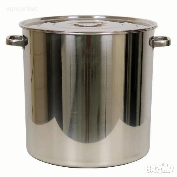 Казан с капак от неръждаема стомана, снимка 1