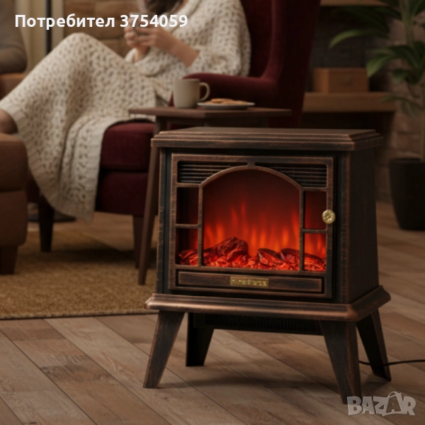 Ретро камина с ефект на пламък – уют и атмосфера навсякъде, снимка 1
