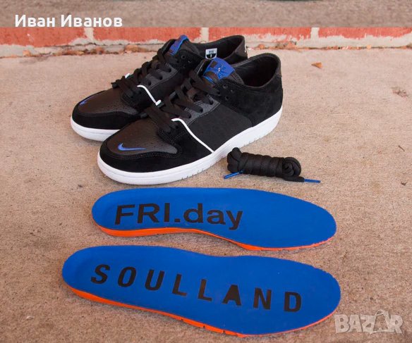 маратонки  Nike SB Dunk Low Pro x Soulland FRI.day Part 0.2  номер 43,5-44, снимка 1